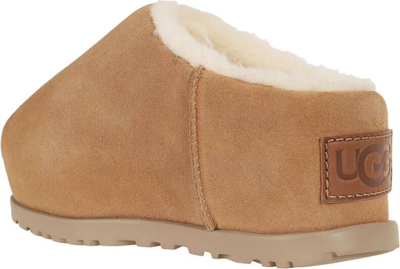 Ugg Chestnut Pumped Slide Sandalen Beige Dames