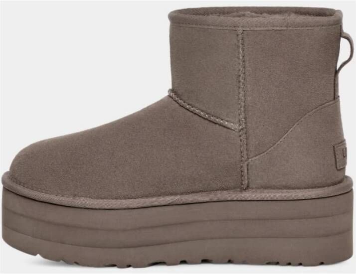 Ugg Classic Mini Platform Smoke Plume Gray Dames