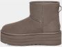 Ugg Classic Mini Platform Smoke Plume Gray Dames - Thumbnail 3