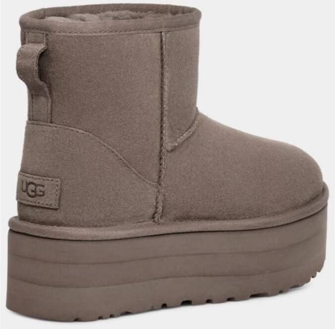 Ugg Classic Mini Platform Smoke Plume Gray Dames