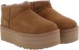 UGG Vachtlaarzen Dames W Classic Ultra Mini Platform Maat: 37 Materiaal: Suède Kleur: Cognac - Thumbnail 15