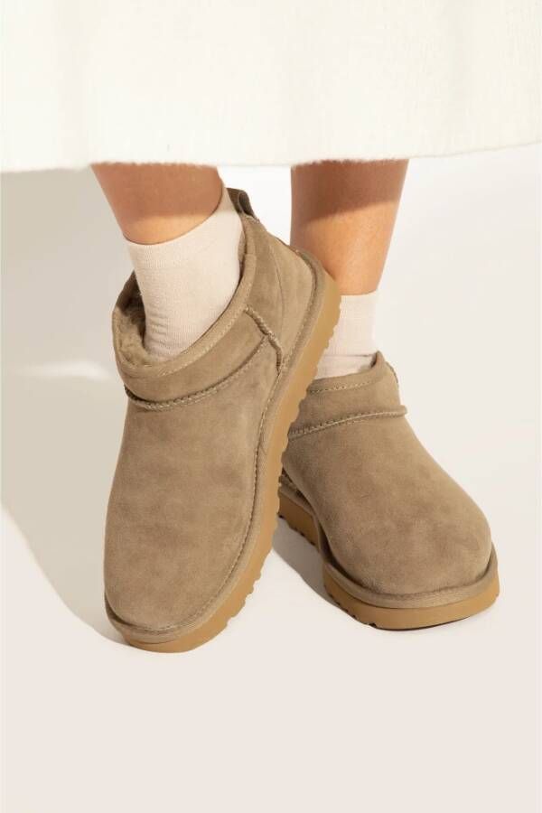 Ugg Classic Ultra Mini sneeuwlaarzen Beige Dames