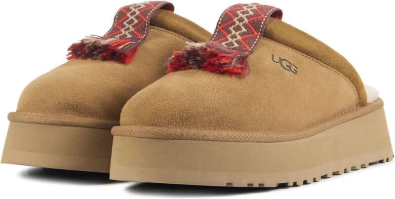 Ugg Cognac Suede Pantoffels Brown Dames