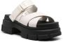 Ugg Criss-Cross Strap Plateau Sandalen White Dames - Thumbnail 4