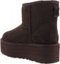 UGG Vachtlaarzen Dames W Classic Mini Platform Maat: 37 Materiaal: Suède Kleur: Bruin - Thumbnail 3