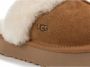 UGG Pantoffels Dames Sloffen Instappers Suède Harde zool Dichte hiel Disquette Cognac - Thumbnail 8