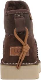 Ugg Donkerbruine Shearling Enkellaarzen Brown Heren