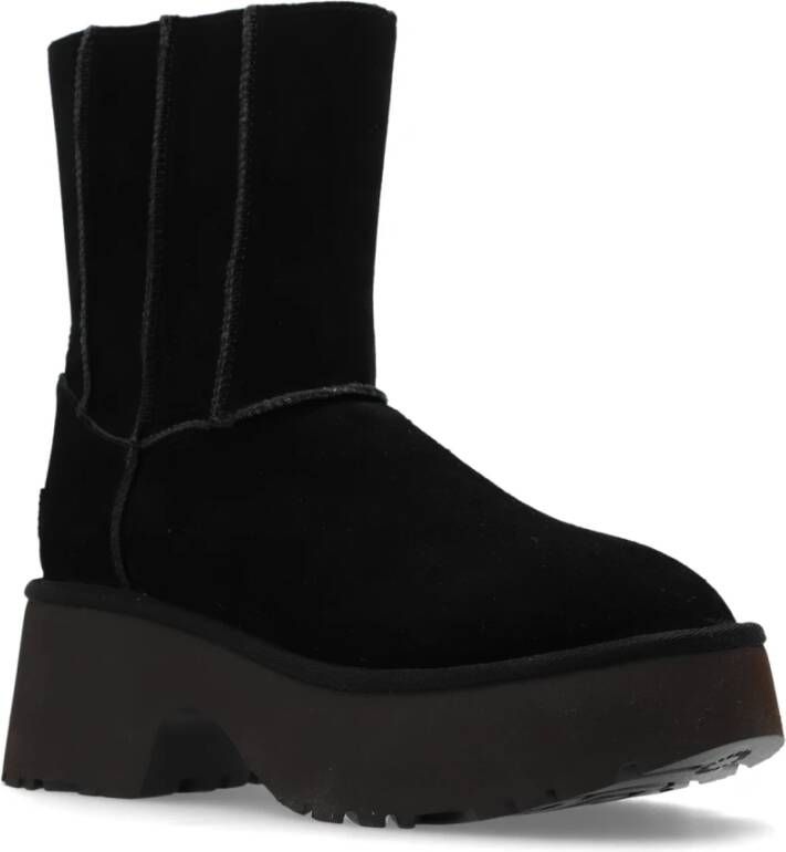 Ugg Enkellaarzen Klassiek Twin Seam New Heights Black Dames