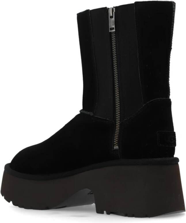 Ugg Enkellaarzen Klassiek Twin Seam New Heights Black Dames