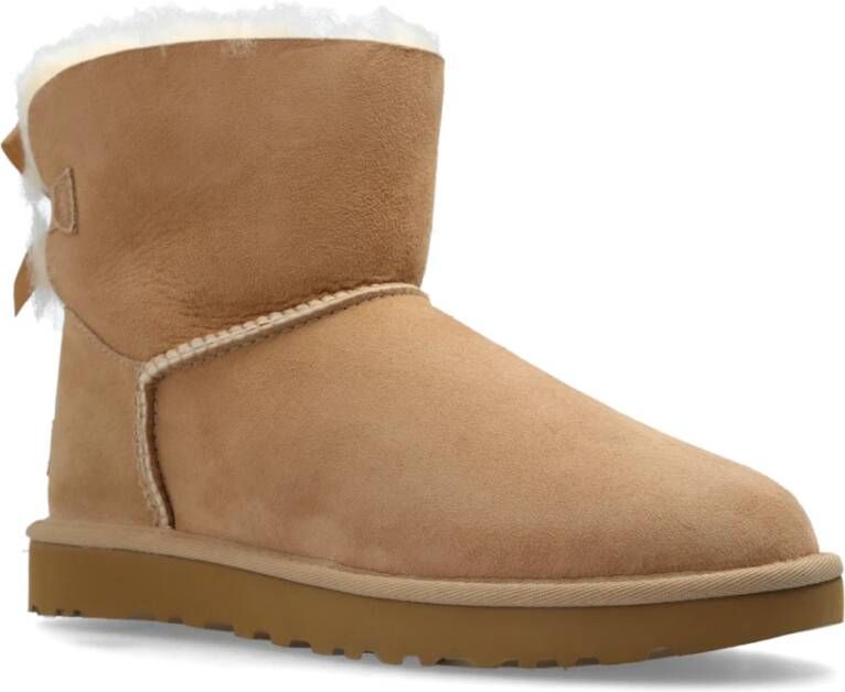 Ugg Enkellaarzen Mini Bailey Bow II Beige Dames