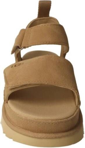 Ugg Flat Sandals Beige Dames