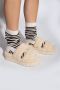 Ugg Schapenvacht Pantoffels Natuurlijk Leer Ecru Beige Dames - Thumbnail 3