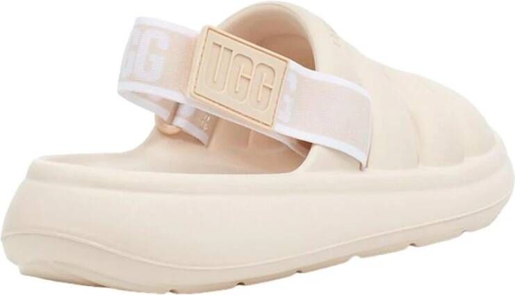 Ugg Flat Sandals Beige Dames