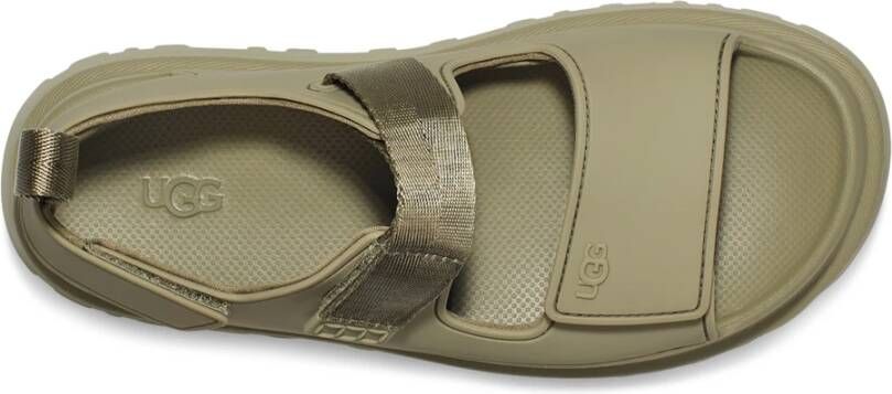 Ugg Flat Sandals Green Dames