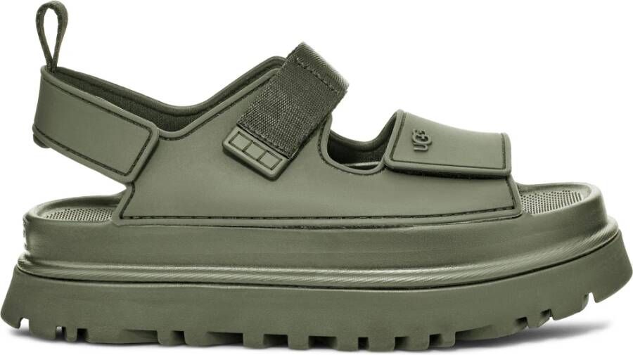 Ugg Flat Sandals Green Dames