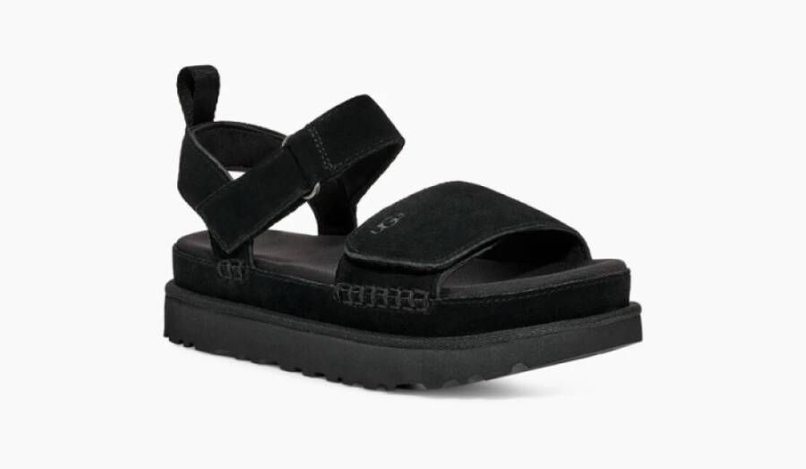 Ugg Flat Sandals Zwart Dames