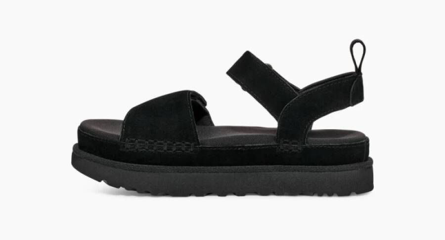 Ugg Flat Sandals Zwart Dames