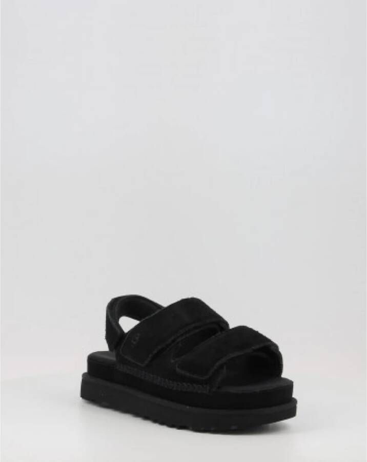 Ugg Flat Sandals Zwart Dames