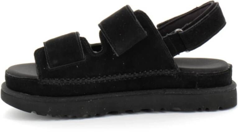 Ugg Flat Sandals Zwart Dames