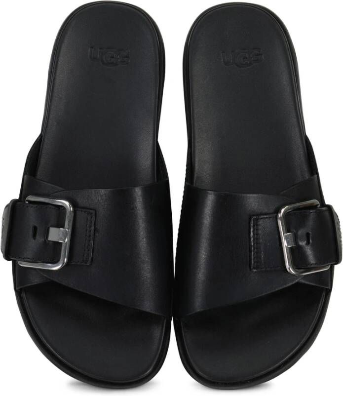 Ugg Flat Sandals Zwart Heren