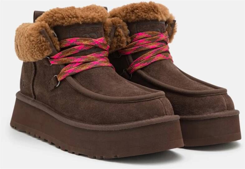 Ugg Funkarra Schoenen Donkerbruin 1143954-Bcdr Bruin Dames