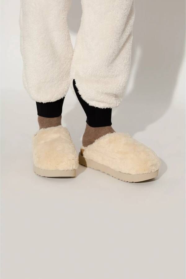 Ugg Fuzz slides Beige Dames