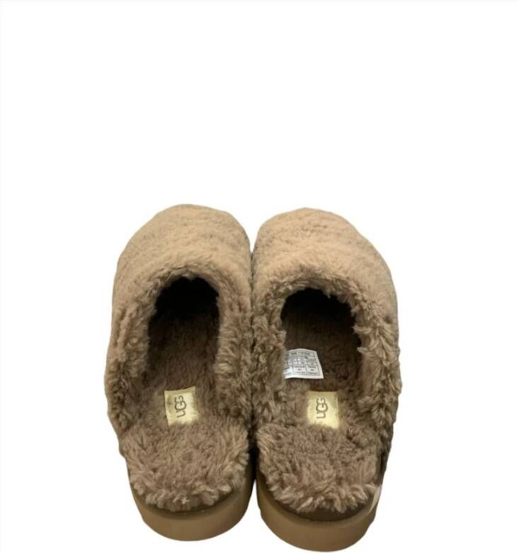 Ugg Fuzz Sugar Sliders Beige Dames