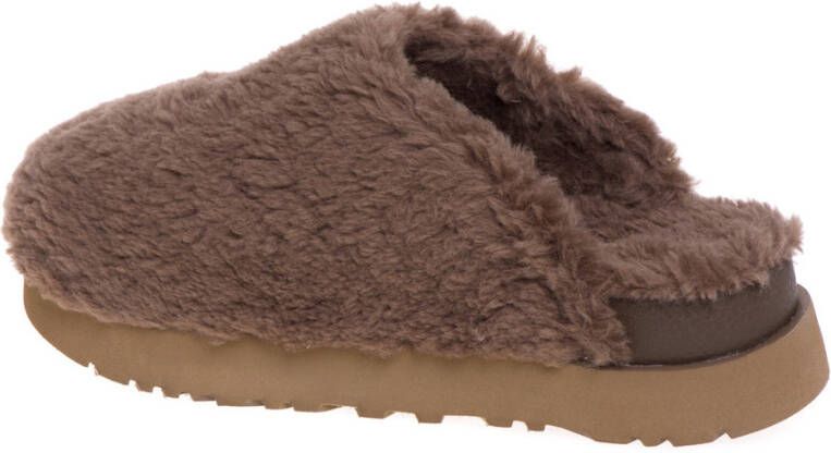 Ugg Fuzz Sugar Slides Bruin Dames