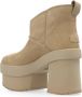 Ugg Gehakte enkellaarzen New Heights Platform Beige Dames - Thumbnail 6