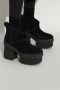 Ugg Gehakte enkellaarzen New Heights Platform Black Dames - Thumbnail 3