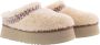 Ugg Beige Leren Vlecht Platform Slip-On Beige Dames - Thumbnail 6