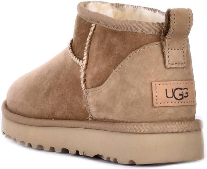 Ugg Gevoerde Winterlaarzen Beige Dames