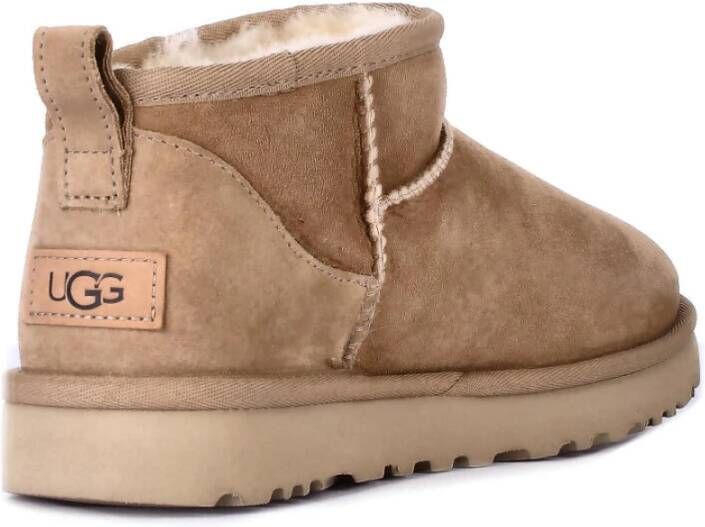 Ugg Gevoerde Winterlaarzen Beige Dames