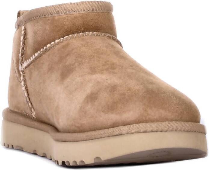 Ugg Gevoerde Winterlaarzen Beige Dames