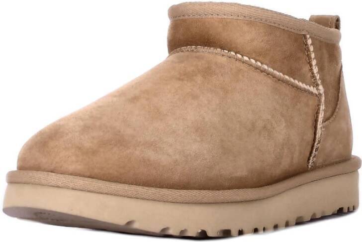 Ugg Gevoerde Winterlaarzen Beige Dames