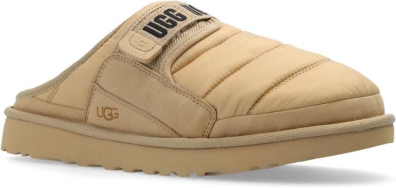 Ugg Gewatteerde slides Beige Heren