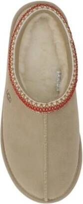 Ugg Geweven pantoffels met shearling voering Beige Dames