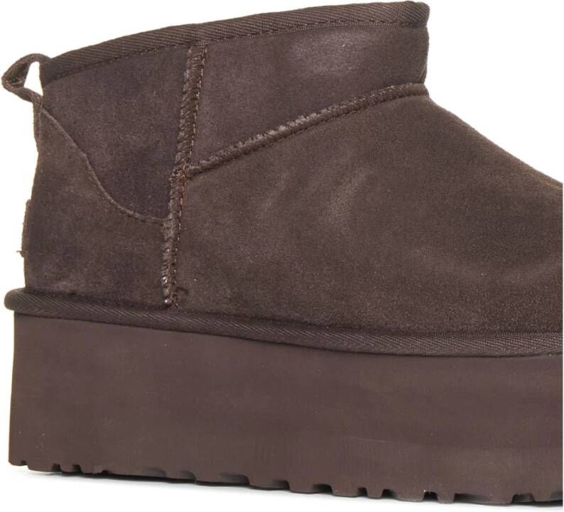 Ugg Gezellige Winterlaarzen in Blauw en Wit Brown Dames