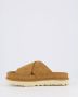 UGG Slippers Dames W Goldenstar Cross Slide Maat: 38 Materiaal: Suède Kleur: Cognac - Thumbnail 11