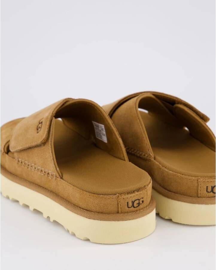 Ugg Goldenstar CrossSlide Chestnut Pantoffels Beige Dames