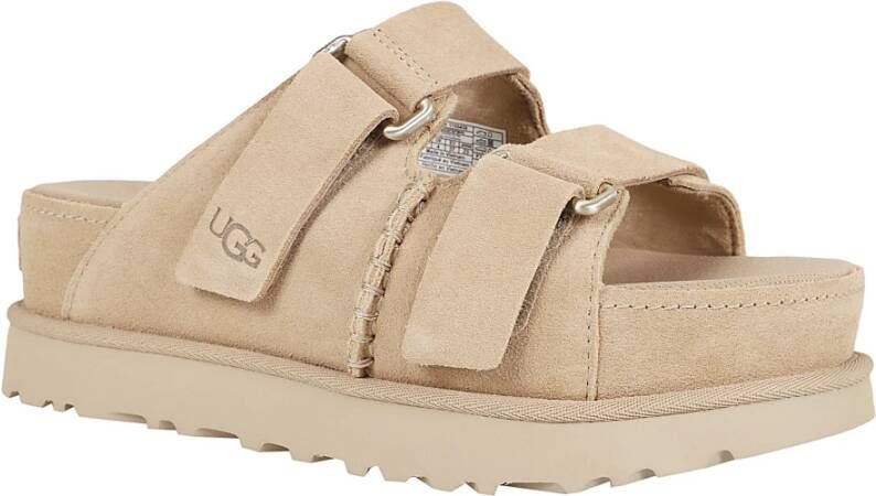 Ugg Goldenstar Slide Sandal Beige Dames