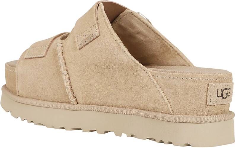 Ugg Goldenstar Slide Sandal Beige Dames