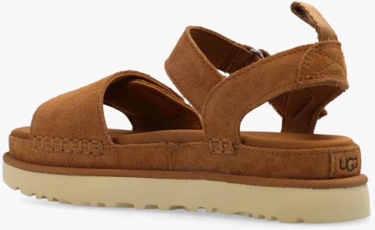 Ugg Goldenstar platform sandalen Brown Dames