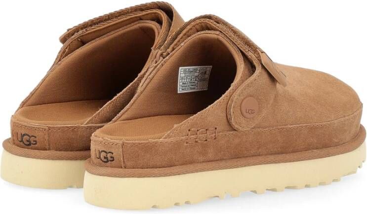 Ugg Goldenstar Suède Klomp in Cognac Brown Dames