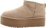 UGG CLASSIC ULTRA MINI PLATFORM W Volwassenen Gevoerde laarzenSnowbootsDames laarzen Wit beige - Thumbnail 11