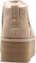 UGG CLASSIC ULTRA MINI PLATFORM W Volwassenen Gevoerde laarzenSnowbootsDames laarzen Wit beige - Thumbnail 13