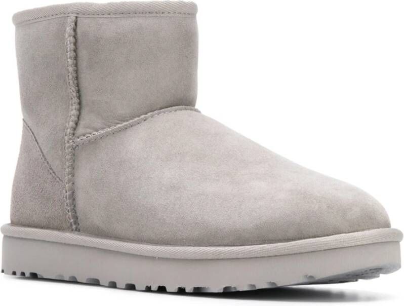 Ugg Grijze Classic Mini Suède Instaplaarzen Gray Dames