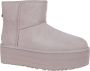 Ugg Grijze Enkellaarzen met 5cm Hak Gray Dames - Thumbnail 2