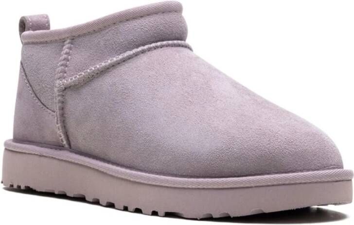 Ugg Grijze Suède Enkellaarzen Gray Dames