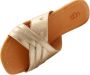 UGG Slippers Dames W Kenleigh Slide Maat: 39 Materiaal: Leer Kleur: Goud - Thumbnail 11